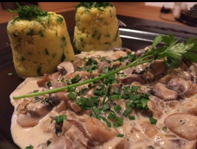 Bärlauch Rosmarin Polenta…..